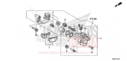 ETRIER DE FREIN ARRIERE SH125ADN de 2022